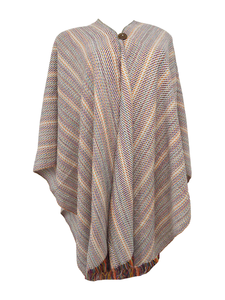 Alpaca Poncho: Sonata Rainbow